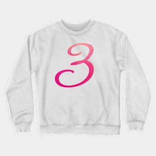 Letter Z Monogram, Pink Color Personalized Design Crewneck Sweatshirt